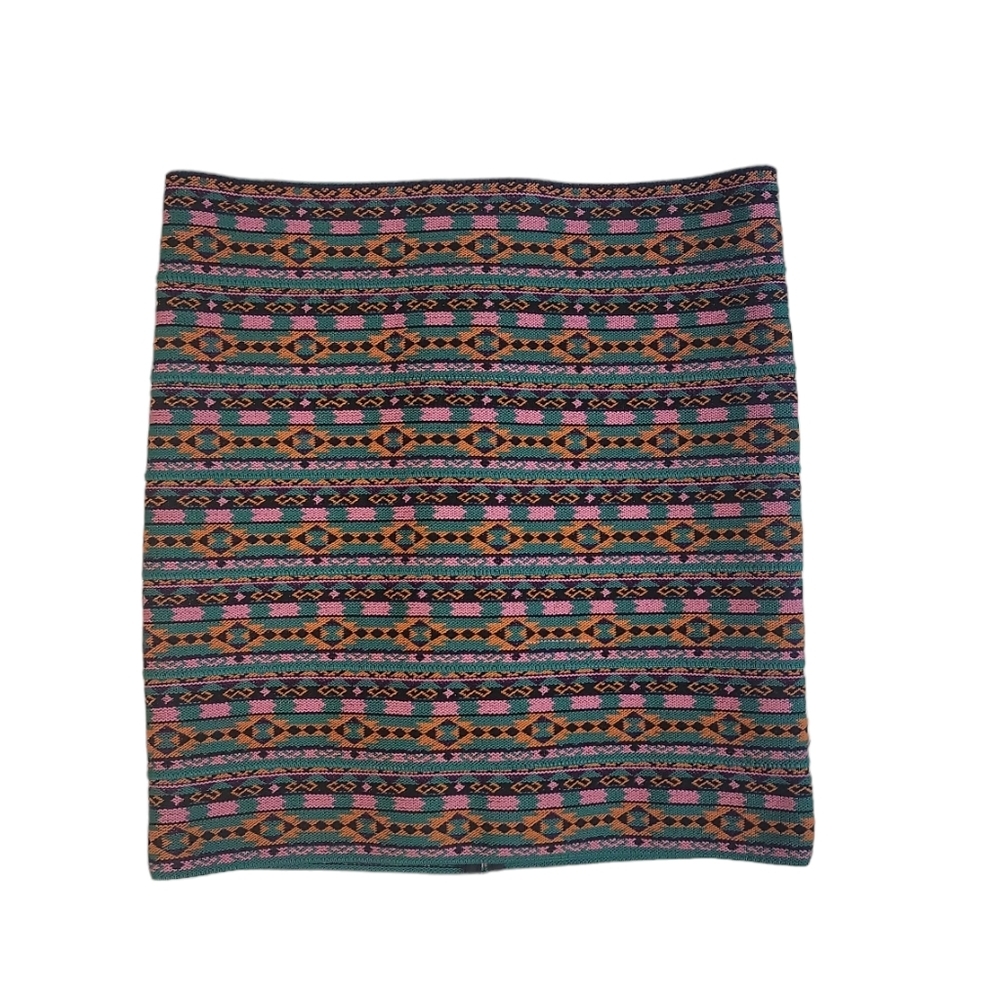 Pleasure Doing Business‎ Womens Pullon Mini Aztec Native Western Print Skirt